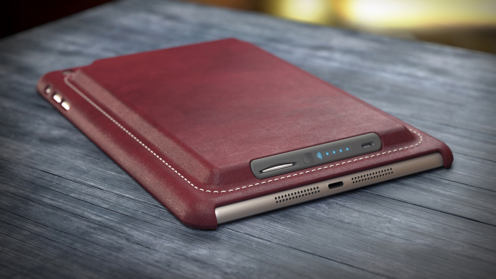 Smart Case for iPad, in red leather